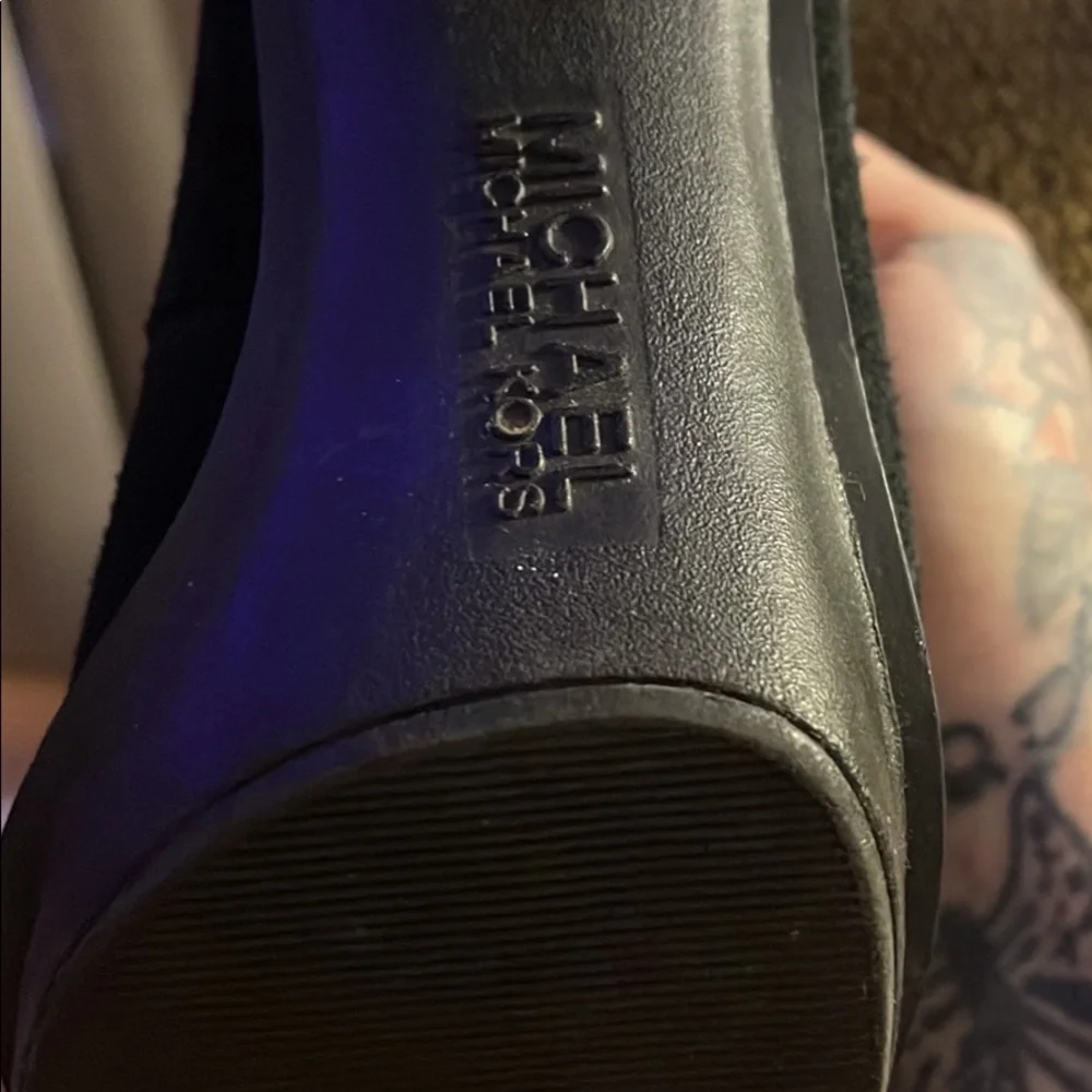 Black Michael kors high heel boots size 7 - Picture 3 of 4